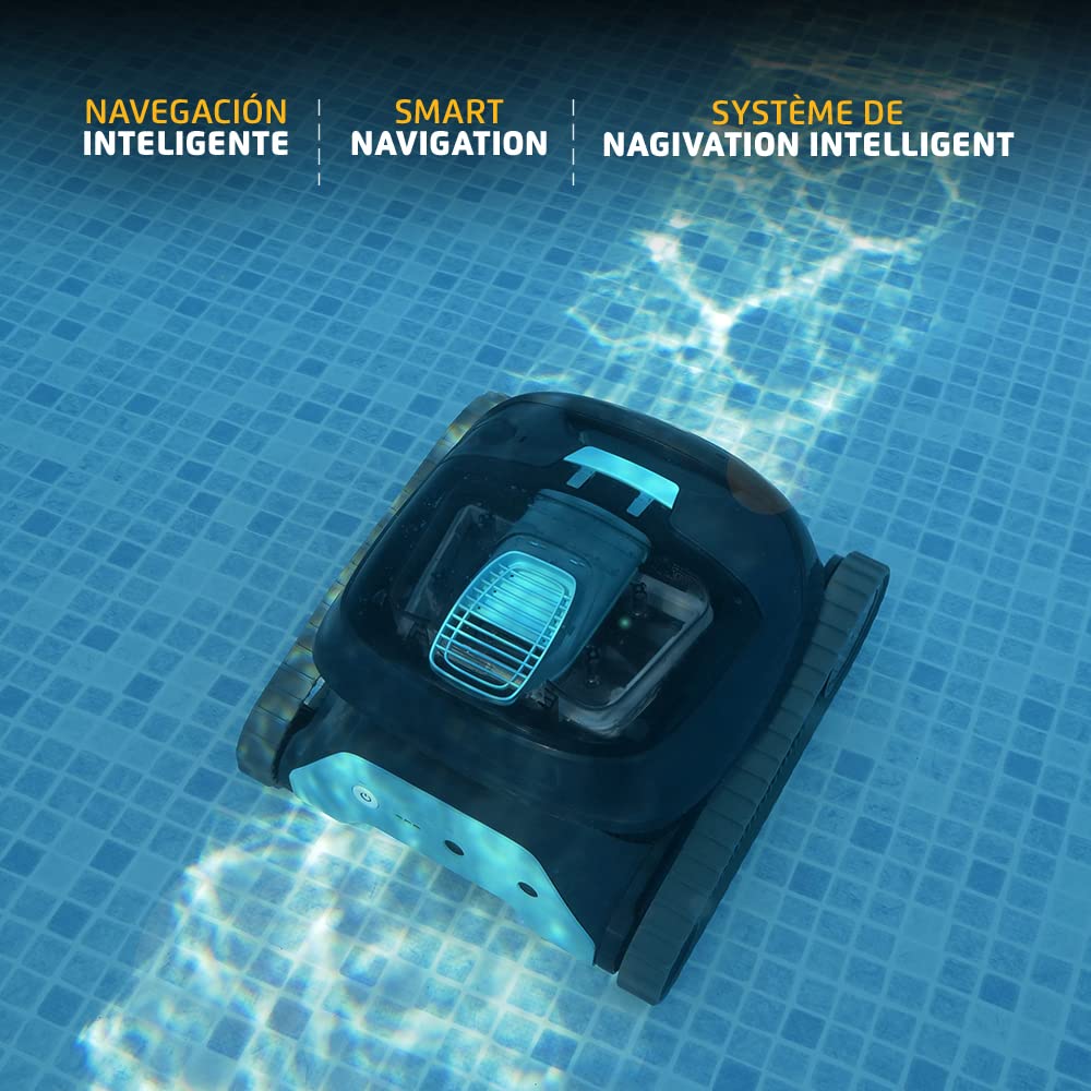 Dolphin (2026 Model) Liberty 200 Cordless Robotic Pool Vacuum Cleaner — Simple Inductive Charging Wall Climbing Capabilities Ideal for Above and In-Ground Pools up to 33 FT in Length Blue - Image 7