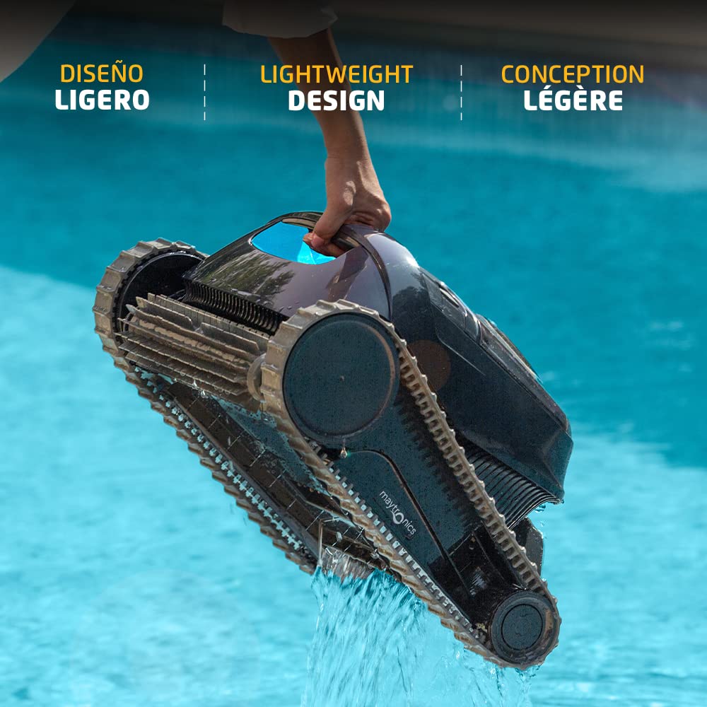 Dolphin (2026 Model) Liberty 200 Cordless Robotic Pool Vacuum Cleaner — Simple Inductive Charging Wall Climbing Capabilities Ideal for Above and In-Ground Pools up to 33 FT in Length Blue - Image 8