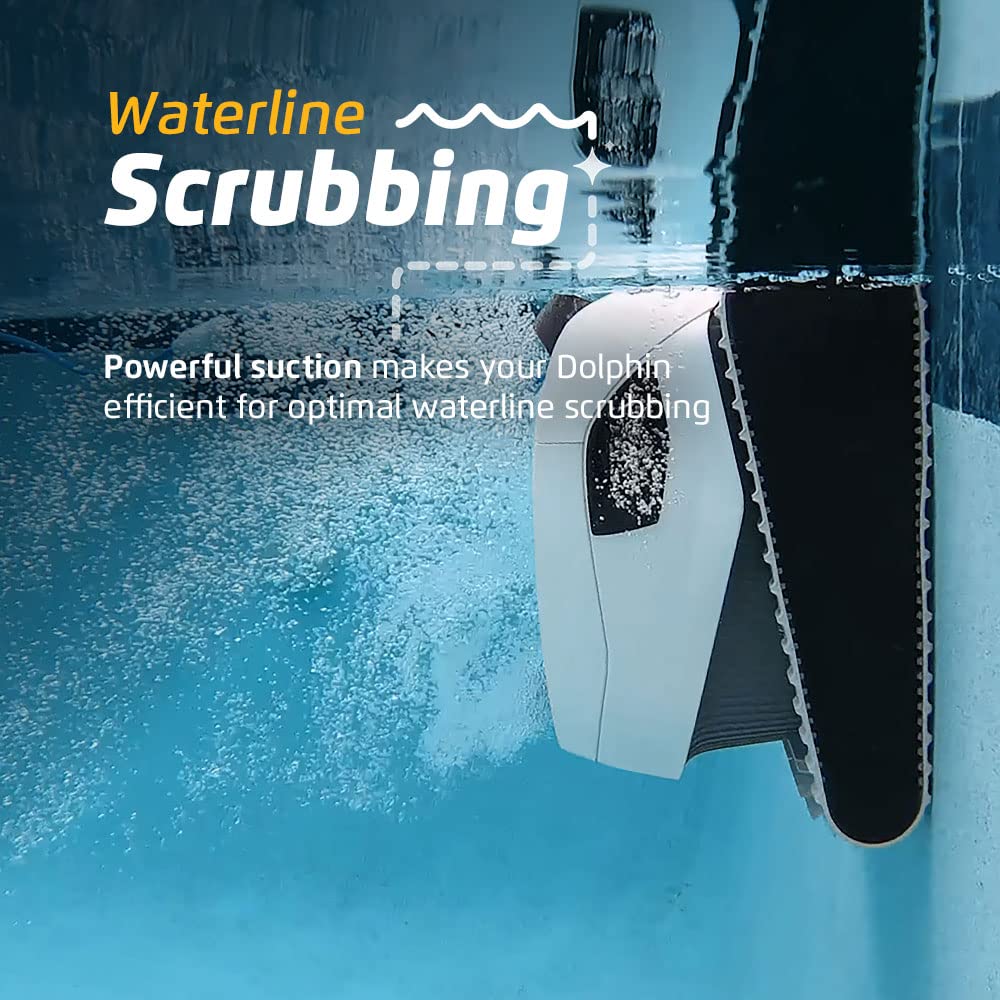 Dolphin (2026 Model) Explorer E50 Wi-Fi Automatic Robotic Pool Vacuum Cleaner, Waterline Scrubber Brush, Ideal for All Pool Up to 50 Feet in Length - Image 4