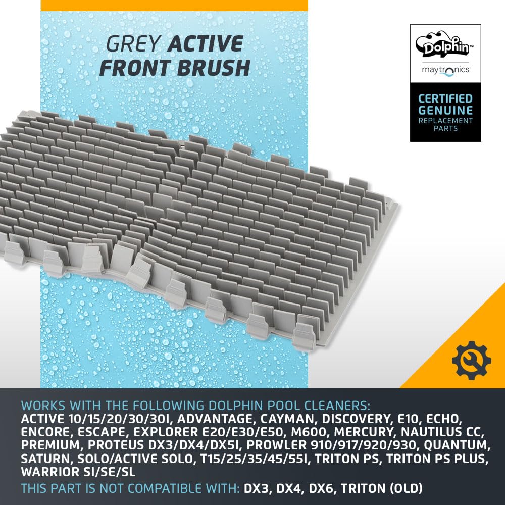 Dolphin Genuine Replacement Part — Active Front Grey Brush — 9983122-R1 - Image 3