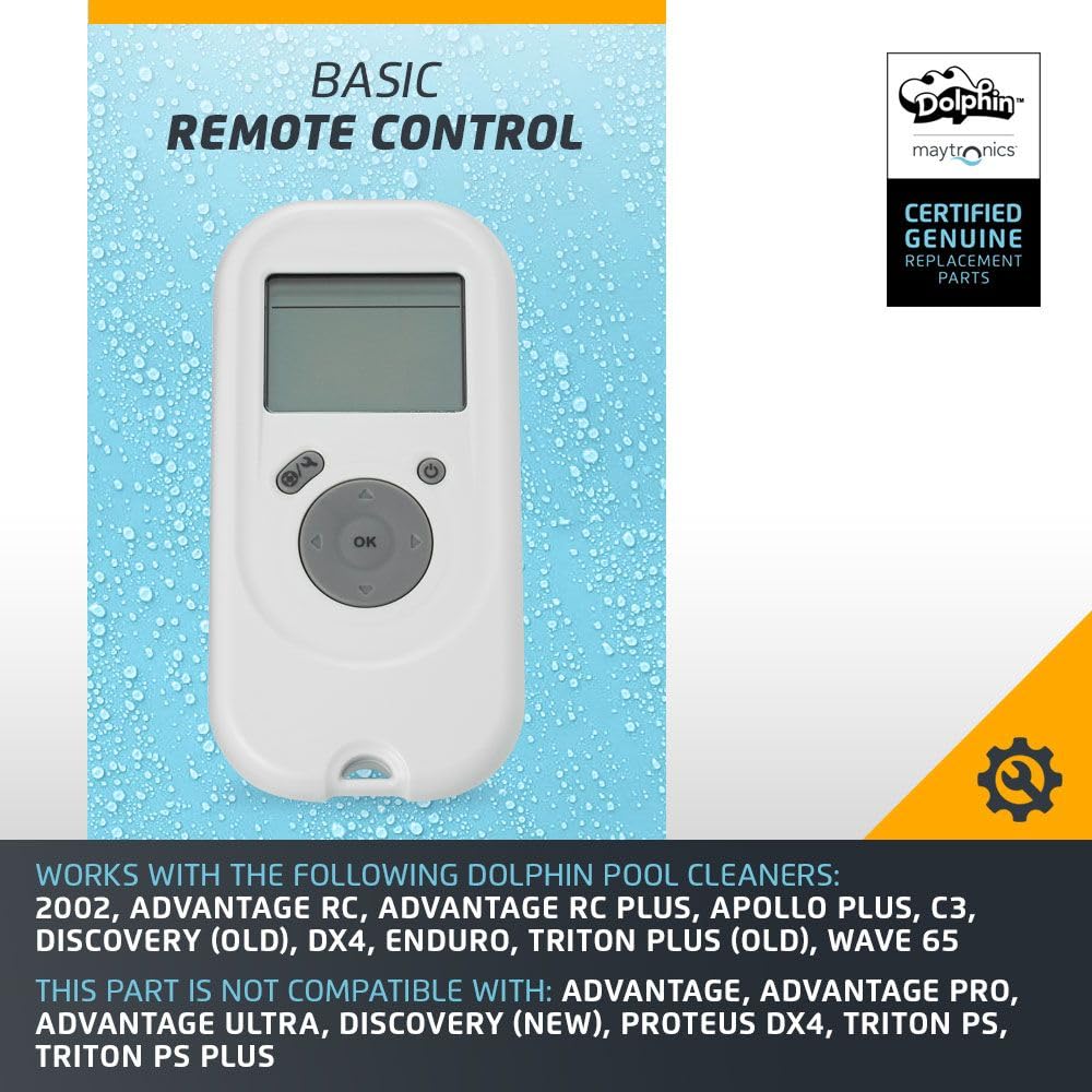 Dolphin Genuine Replacement Part — Basic Remote Control — Total Control from Your Hand — 9993179-R1 - Image 3