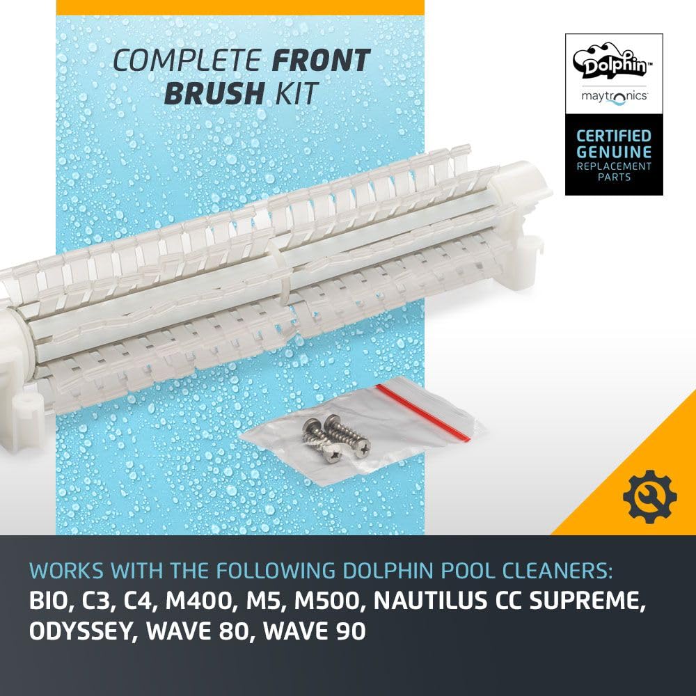 Dolphin Genuine Replacement Part — Complete Front Brush Kit — 9995541-R1 - Image 3