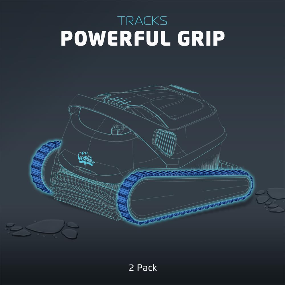 Dolphin Genuine Replacement Part — Durable, Multi-Surface Blue Tracks (2PK) for Traction and Movement (S-line Models) — 99831521-R2 - Image 5