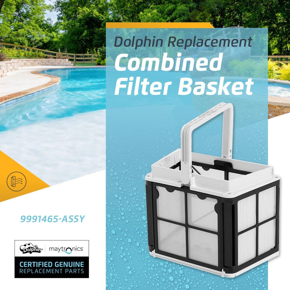 Dolphin Genuine Replacement Part — Filter Basket with 2 Fine Filter Panels and 2 Ultra-Fine Filter Panels — 9991465-ASSY - Image 2