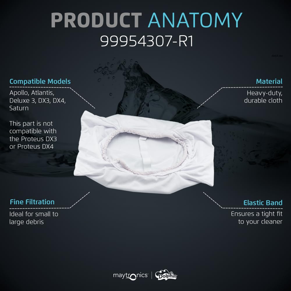 Dolphin Genuine Replacement Part — Fine Filter Bag — 99954307-R1 - Image 4