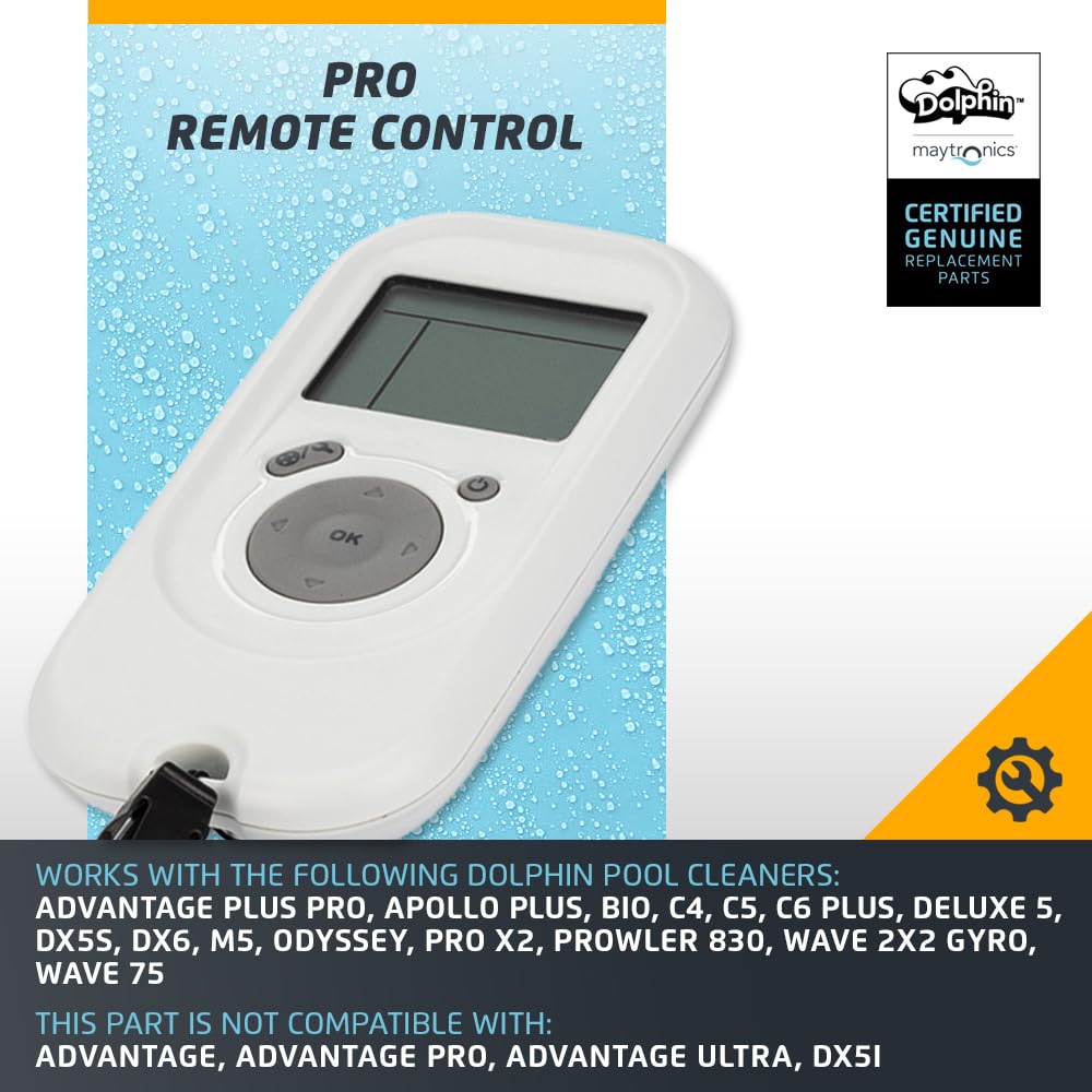 Dolphin Genuine Replacement Part — Pro Remote Control — Total Control of More Features from Your Hand — Part Number 99954226-R1 - Image 3