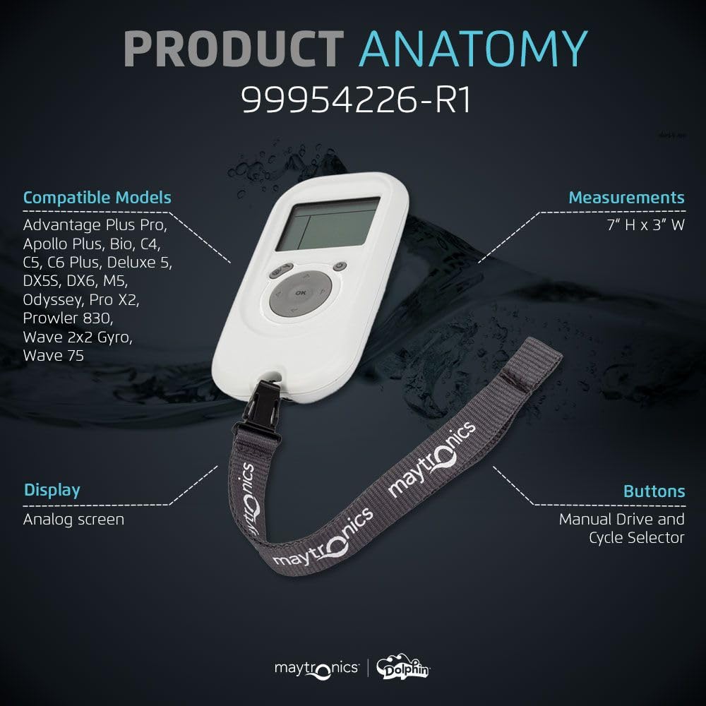 Dolphin Genuine Replacement Part — Pro Remote Control — Total Control of More Features from Your Hand — Part Number 99954226-R1 - Image 4