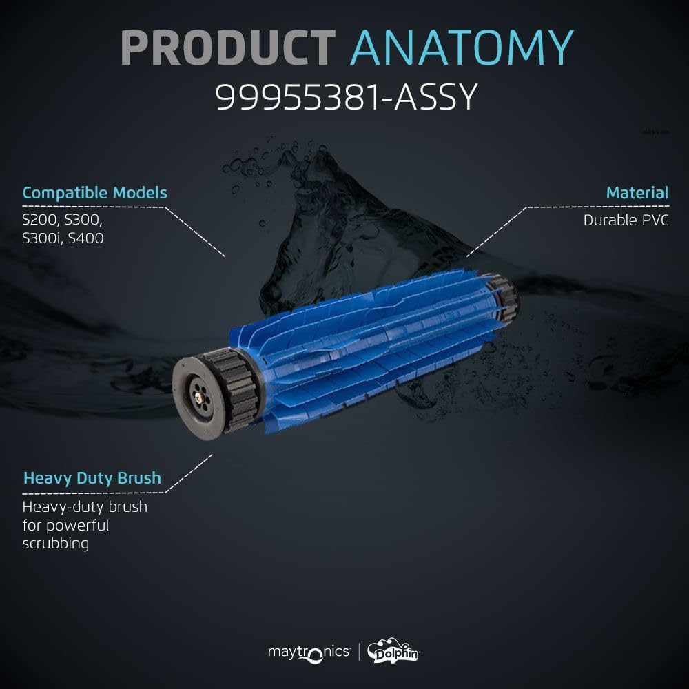 Dolphin Genuine Replacement Part — Rear Blue Brush Kit — 99955381-ASSY - Image 4