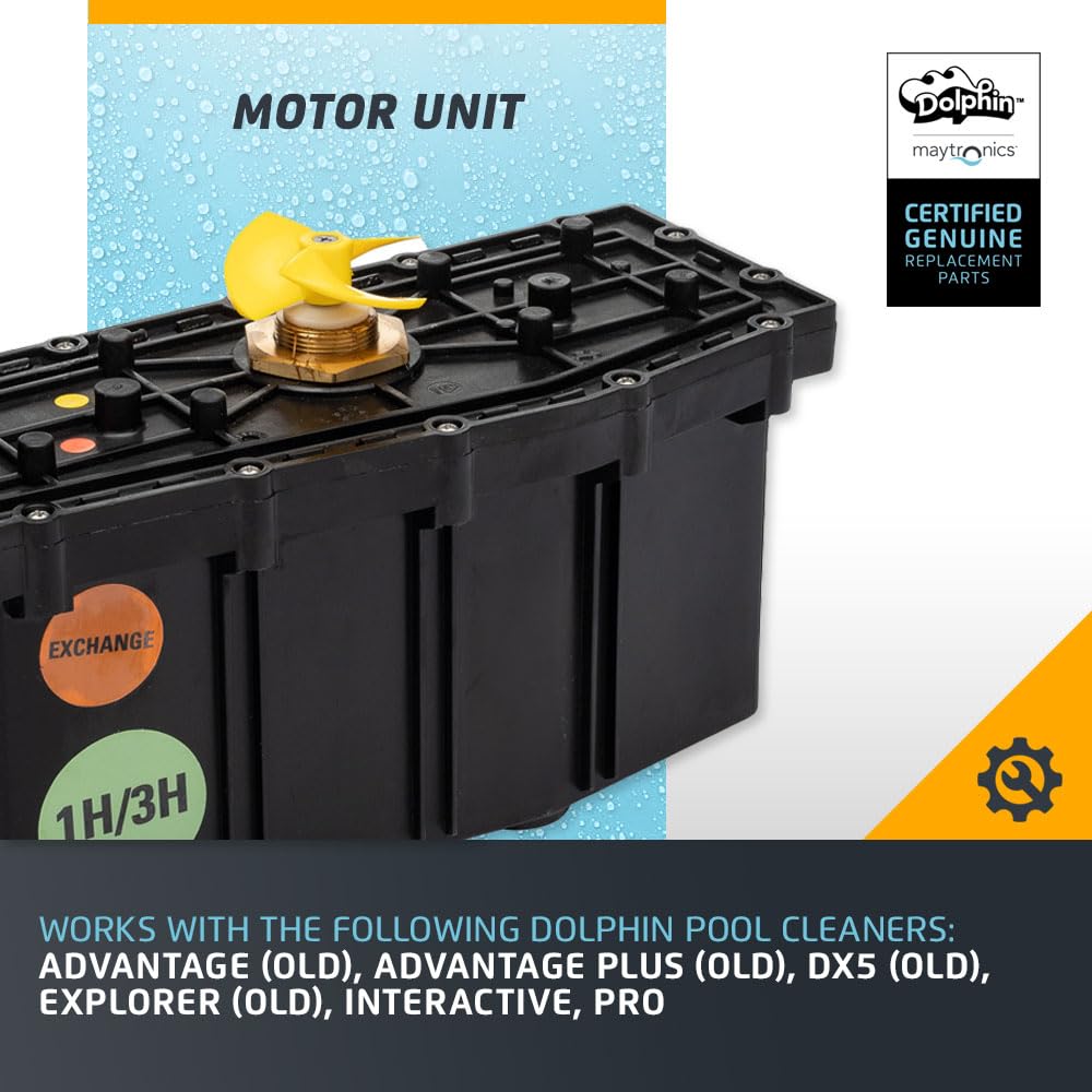 Dolphin Genuine Replacement Part — Robotic Pool Cleaner Motor Unit — 9995356RD-EX - Image 3