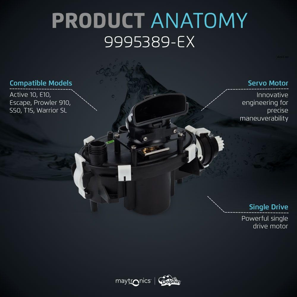 Dolphin Genuine Replacement Part — Robotic Pool Cleaner Motor Unit — 9995389-EX - Image 4
