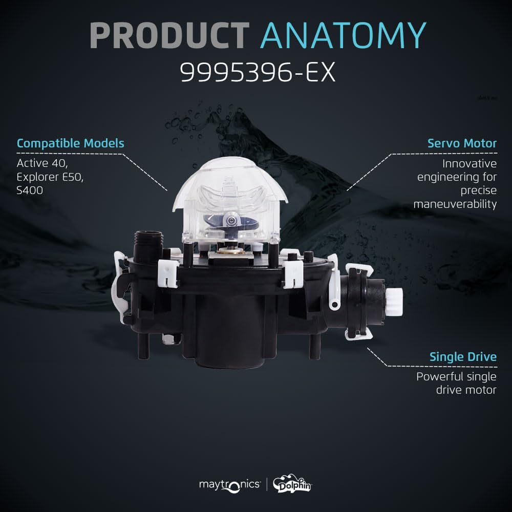 Dolphin Genuine Replacement Part — Robotic Pool Cleaner Motor Unit — 9995396-EX - Image 4