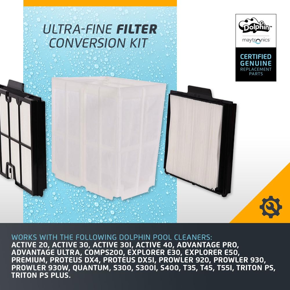 Dolphin Genuine Replacement Part — Ultra-Fine Filter Panels and Insert — 9991496-ASSY - Image 3