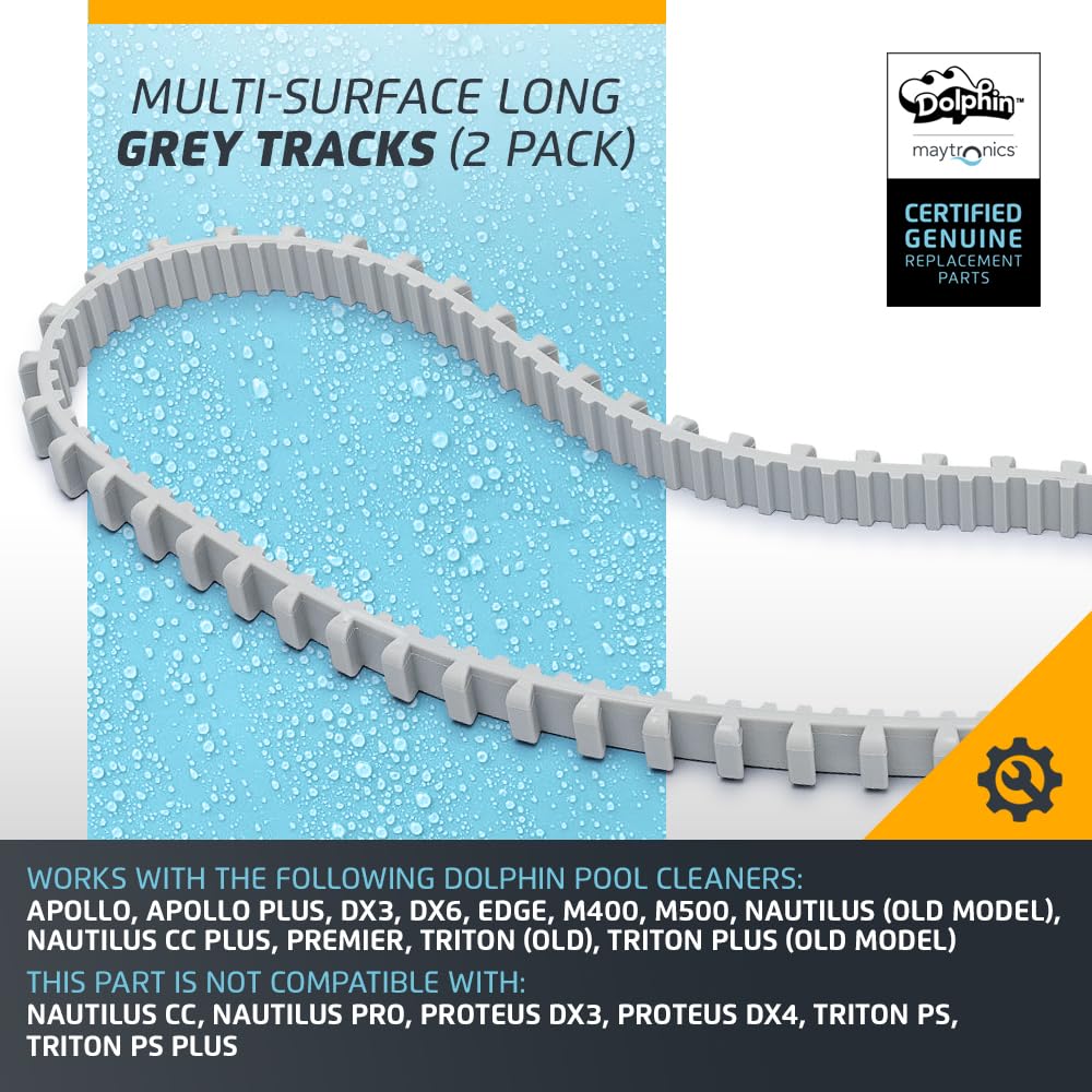 Dolphin Grey Track Pack of 2 for Nautilus CC Plus, Nautilus (Old), Oasis Z5i, DX-Series, C-Series - Image 3