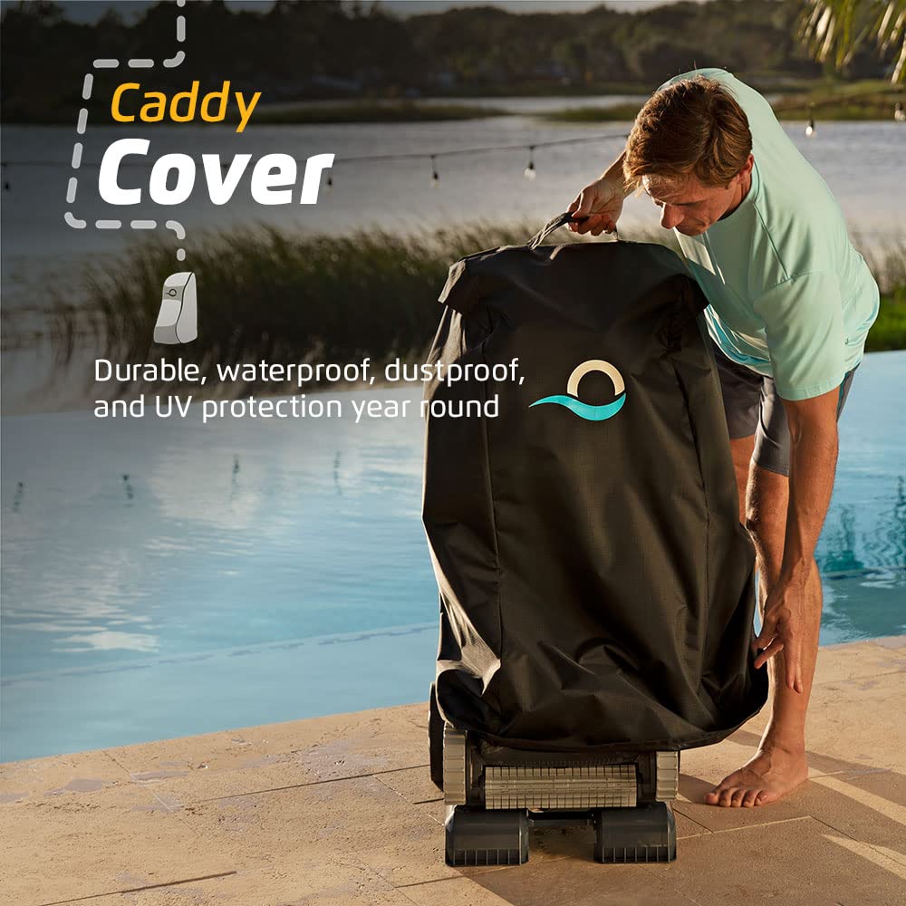 Dolphin Explorer E50 Wi-Fi Automatic Robotic Pool Vacuum Cleaner Includes Caddy and Classic Cover for Storage and Protection, Ideal for Inground Pool Up to 50 FT in Length - Image 4
