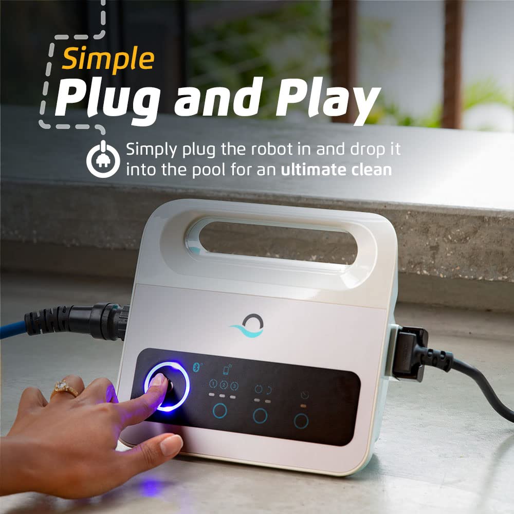 Dolphin Proteus DX3 Automatic Robotic Pool Vacuum Cleaner Includes Caddy for Easy to Transport and Storage, Ideal for In-Ground Pool up to 33 FT in Length - Image 7