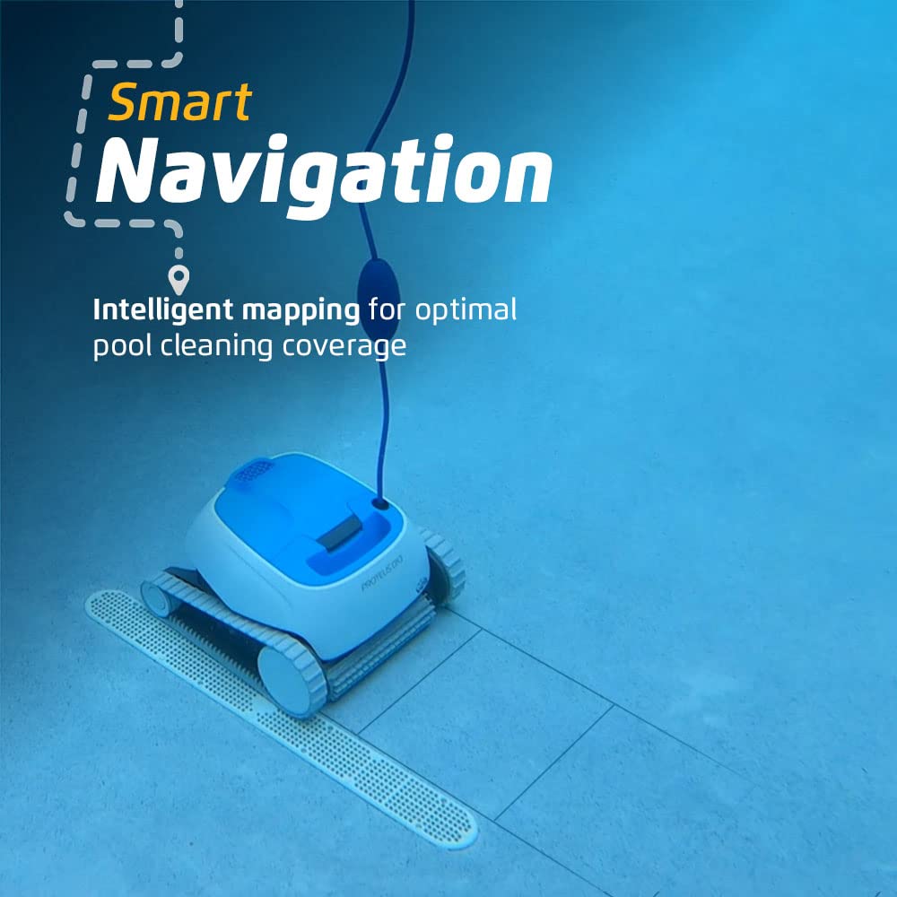 Dolphin Proteus DX3 Automatic Robotic Pool Vacuum Cleaner Includes Caddy for Easy to Transport and Storage, Ideal for In-Ground Pool up to 33 FT in Length - Image 8
