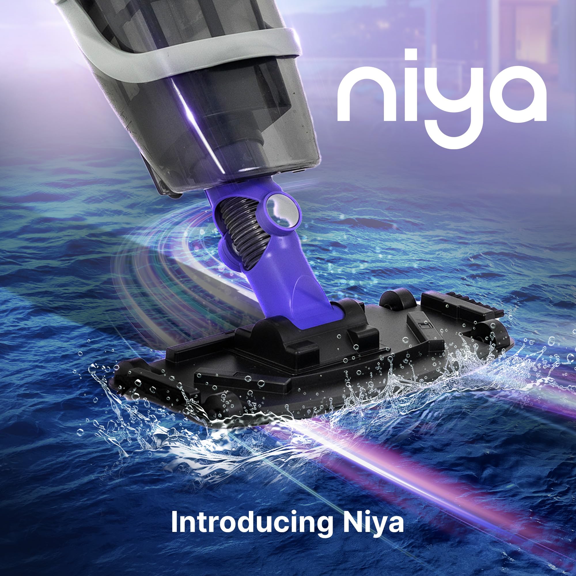 Niya Aquasweep Cordless Handheld Pool Vacuum from the Creators of Dolphin – 180° Brush, Long Battery Life – for Inground, Above Ground Pools & Spas - Image 4